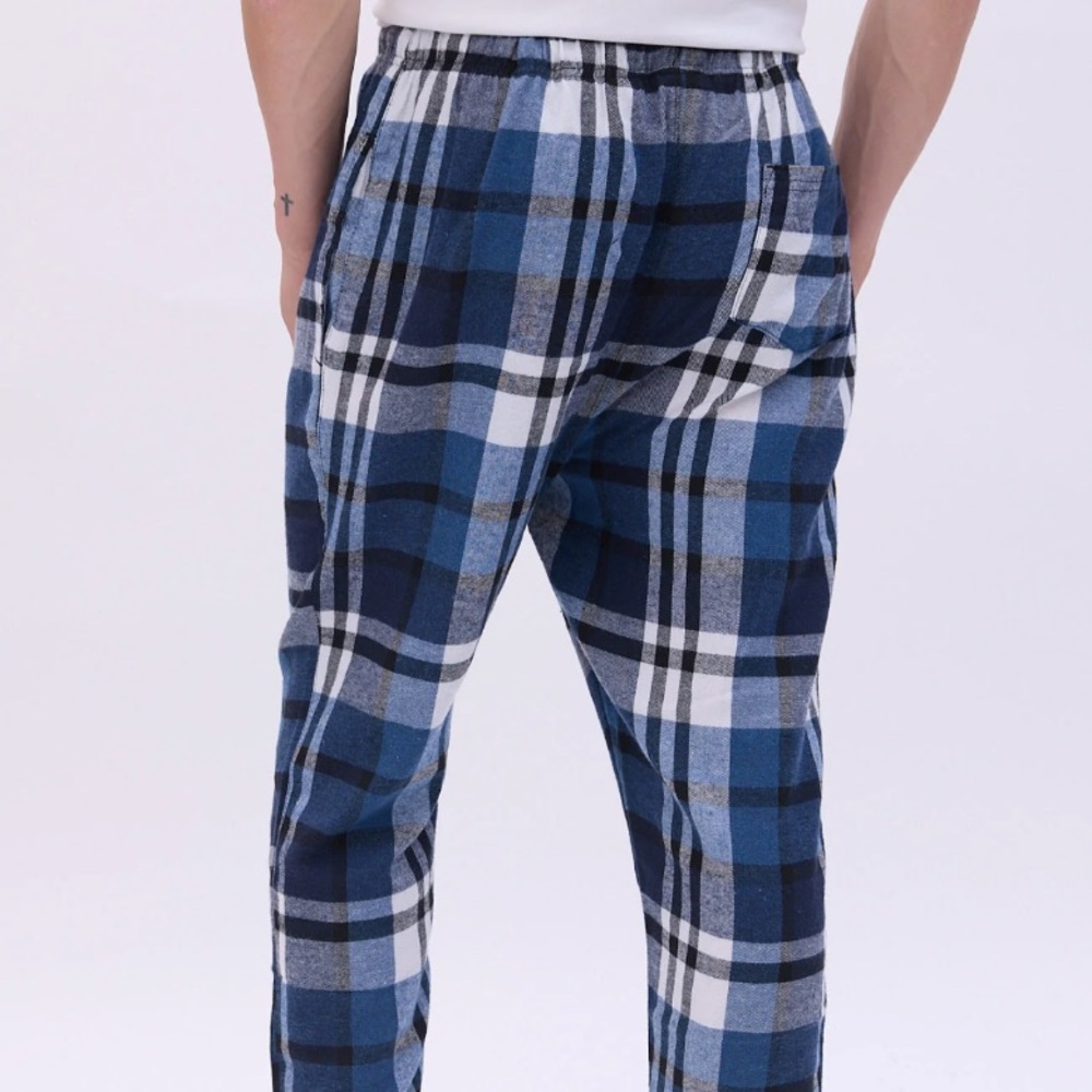 Bluenotes plaid pj pants